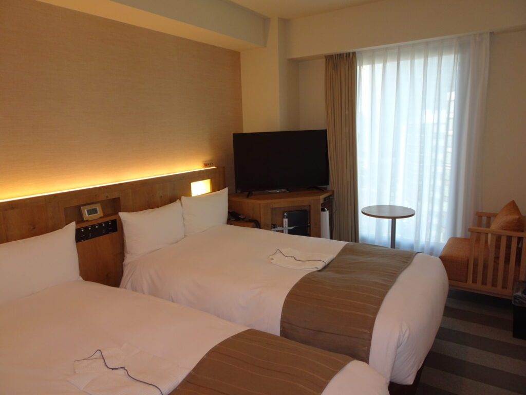 ファーイーストビレッジホテル横浜スーペリアプラスツインみなとみらいビュールーム、客室内