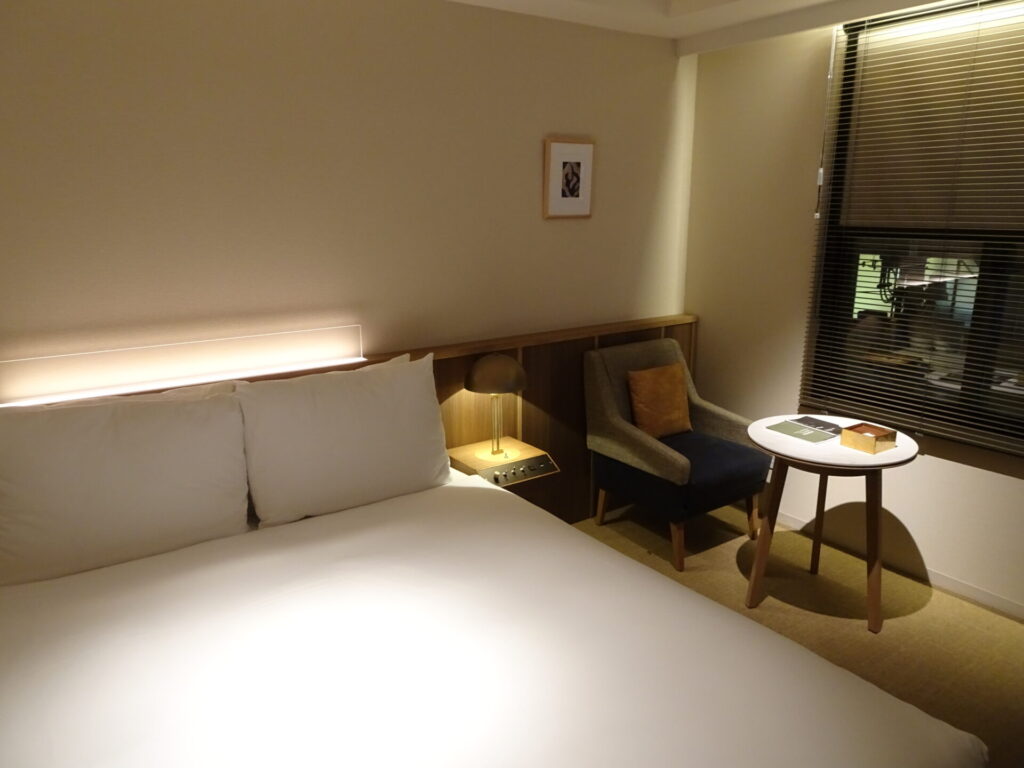 ノーガホテル 秋葉原 東京、NOHGA HOTEL AKIHABARA TOKYO、ダブルルームのお部屋、ベッドルーム