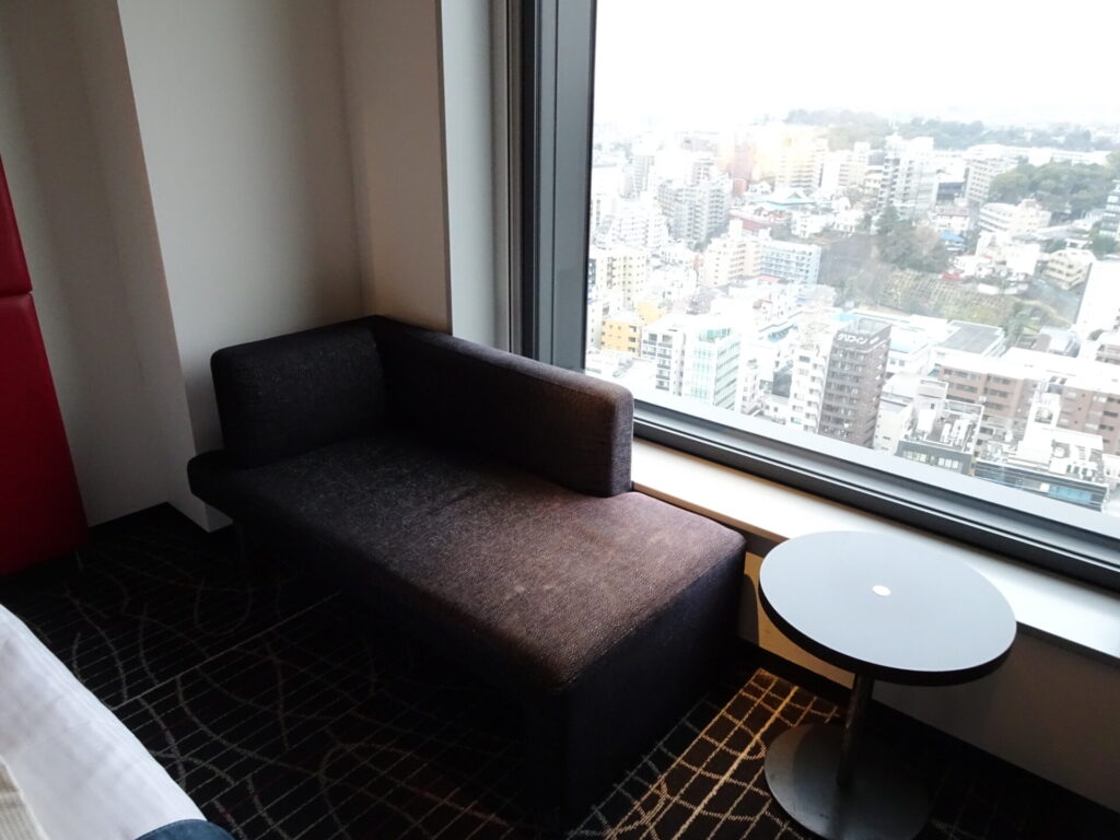 ニューオータニイン横浜プレミアム、最上階１９階シティービュー(富士山側)デラックスダブルルーム、客室内設備
