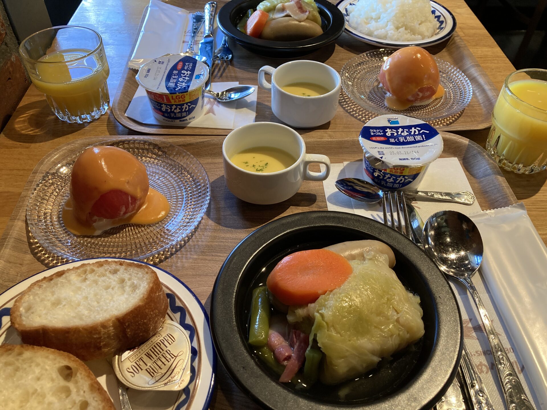 JR東日本ホテルメッツ川崎１階レストラン「つばめグリル」朝食、ロールキャベツ