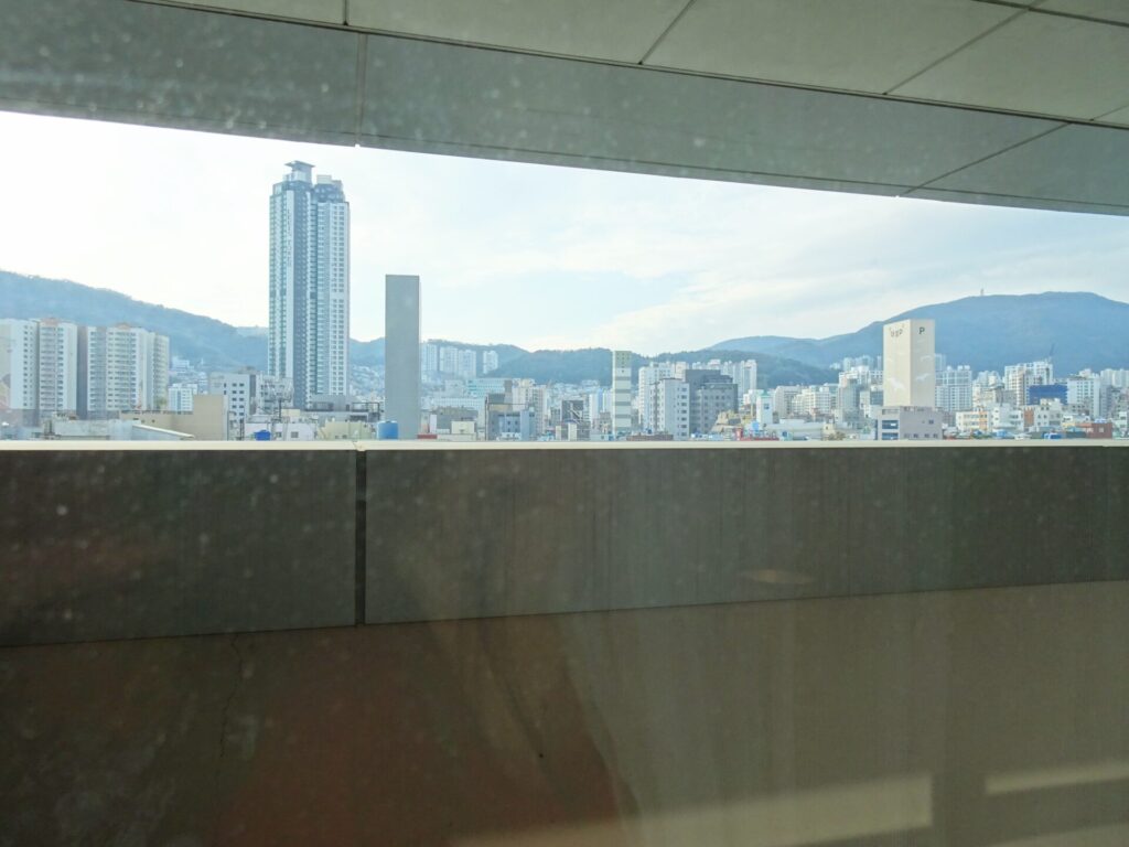 アベンツリーホテル釜山、６階デラックスツインルーム、眺望