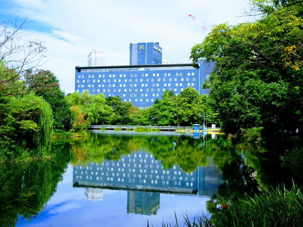 札幌パークホテル、SAPPORO PARK HOTEL、外観、中島公園