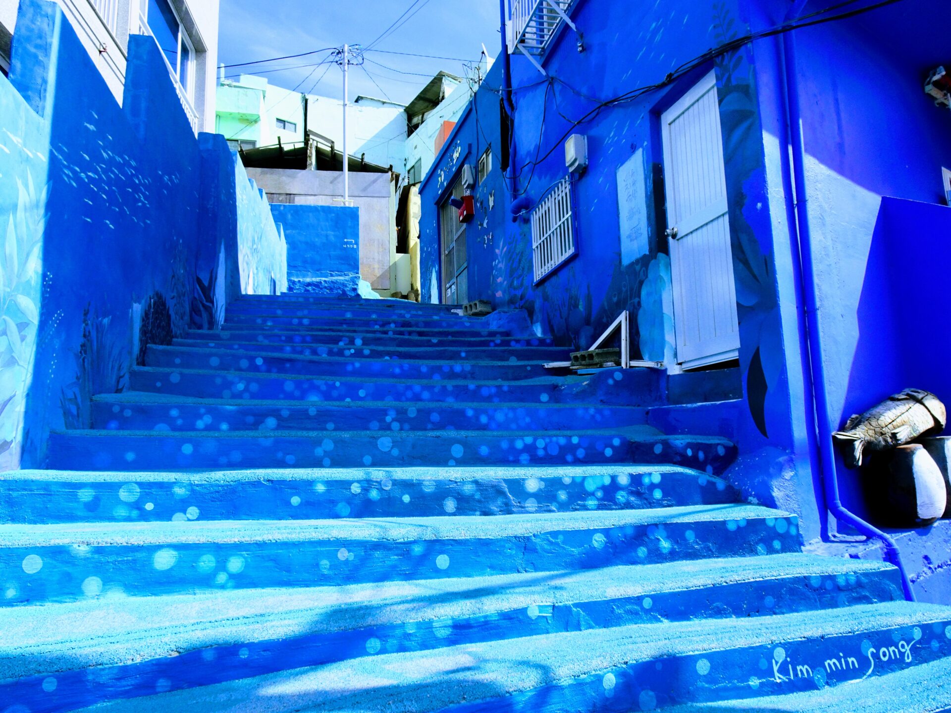 韓国、釜山、白瀬文化村