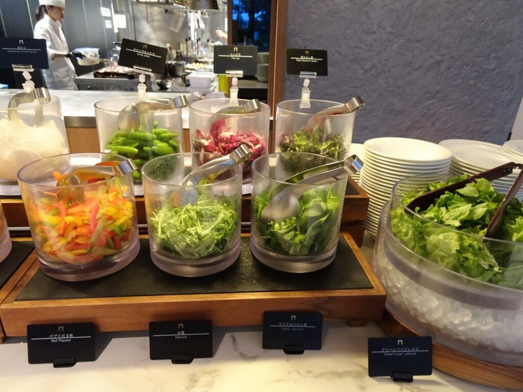 ザ・ゲートホテル横浜 by HULIC、THE GATE HOTEL横浜 by HULIC、1階「Anchor Grill Yokohama」朝食、神奈川県産野菜